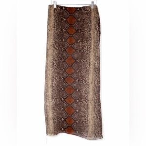 Snakeskin Maxi Skirt Size 3XL
